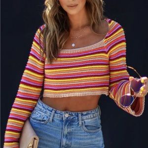 Vici Collection Cropped Sweater